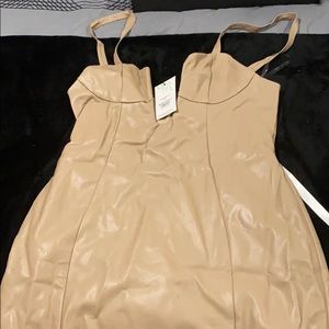 Deep Plunge Mini Dress